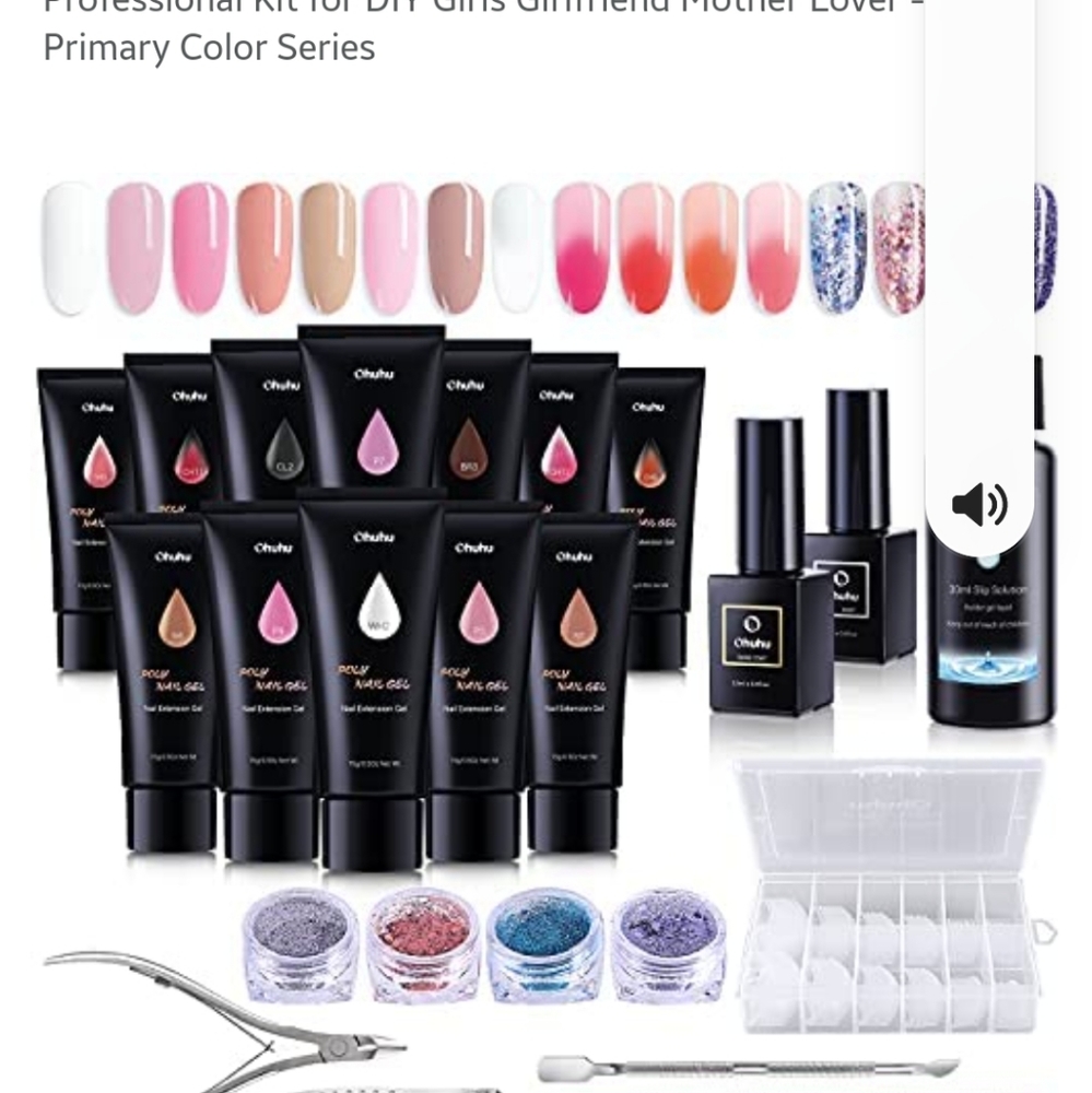 Poly gel nails kit